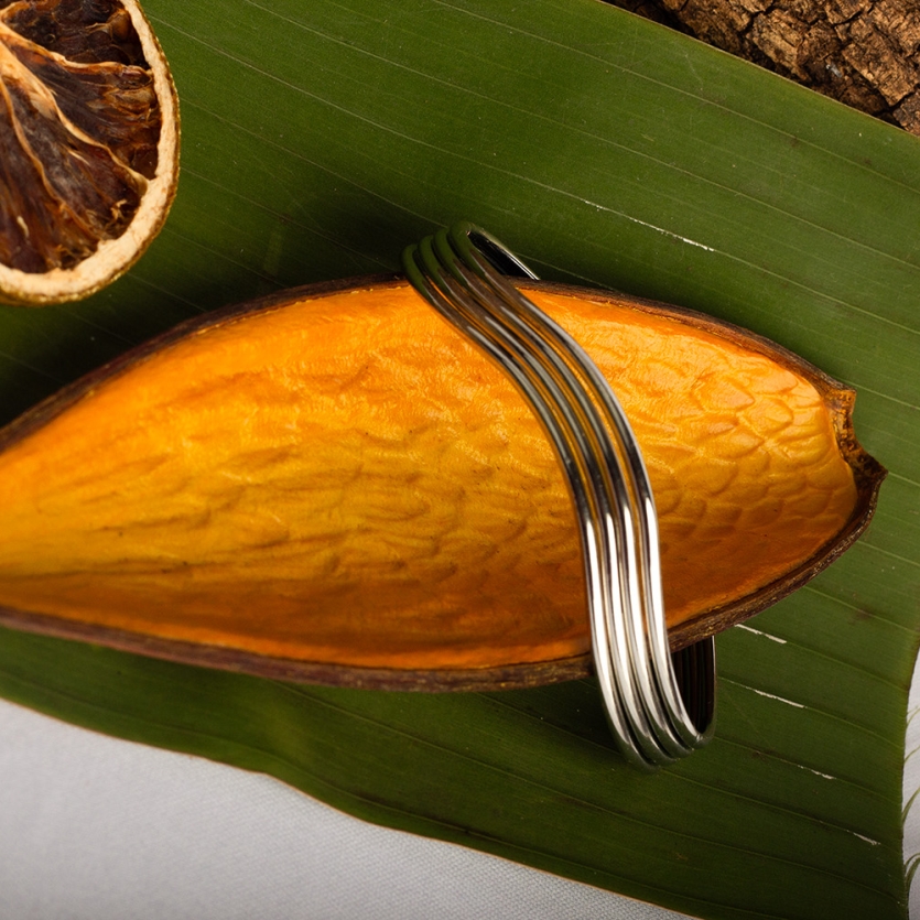 Bracelete Onda Prata Amanda