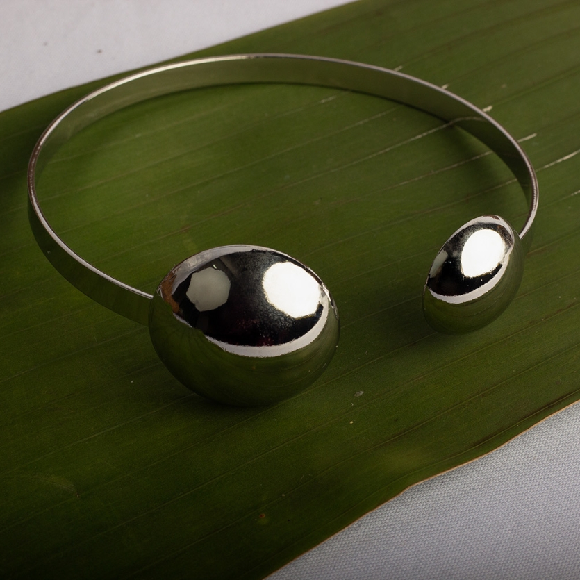 Bracelete Cìrculos Prata Lua