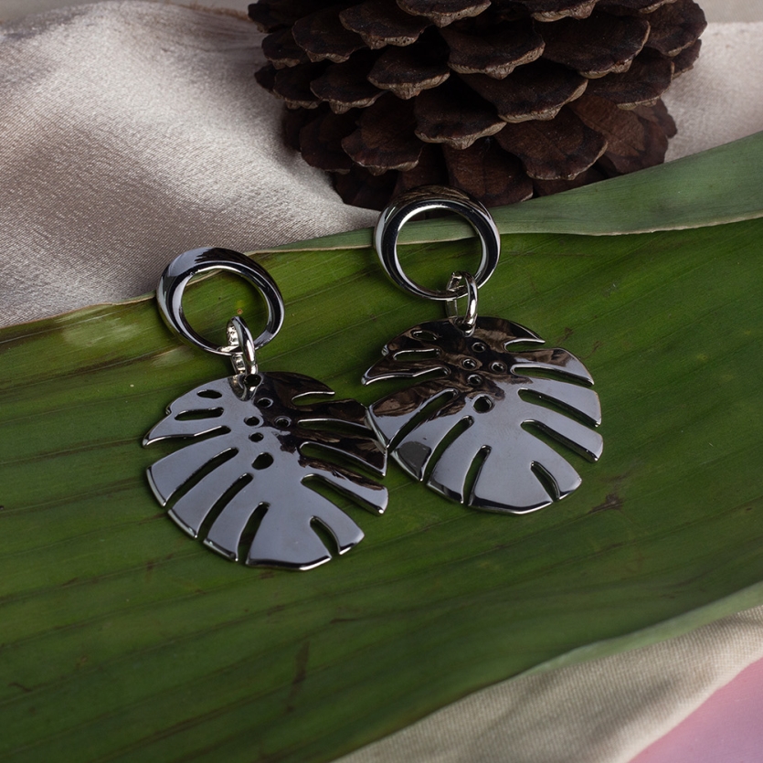 Brinco Folha Prata Solange