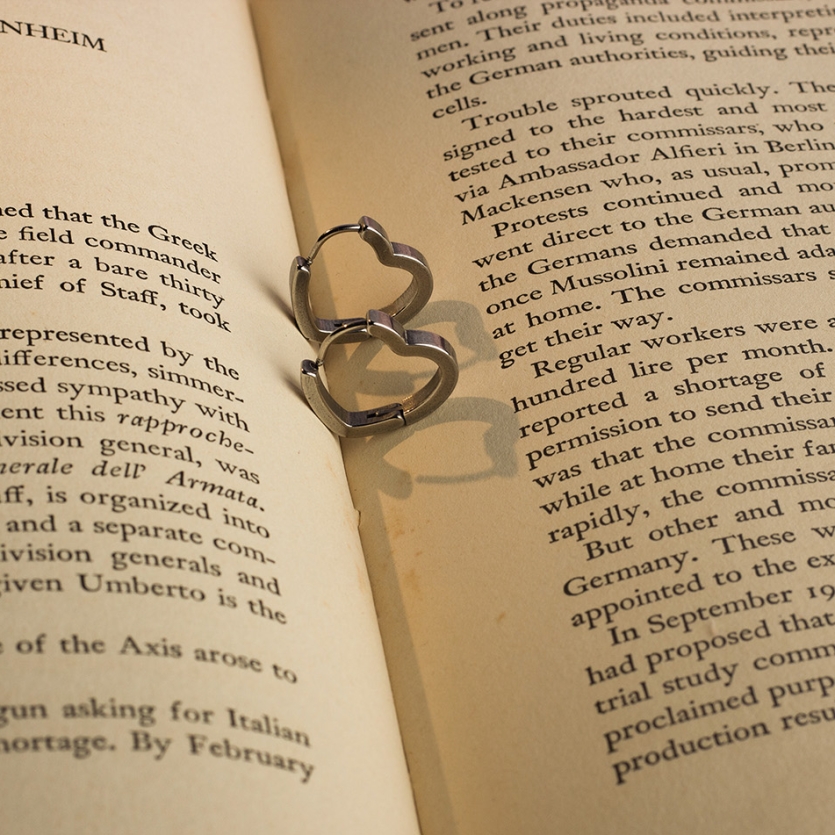 Brinco Argola Coração P Aço Inox Laura