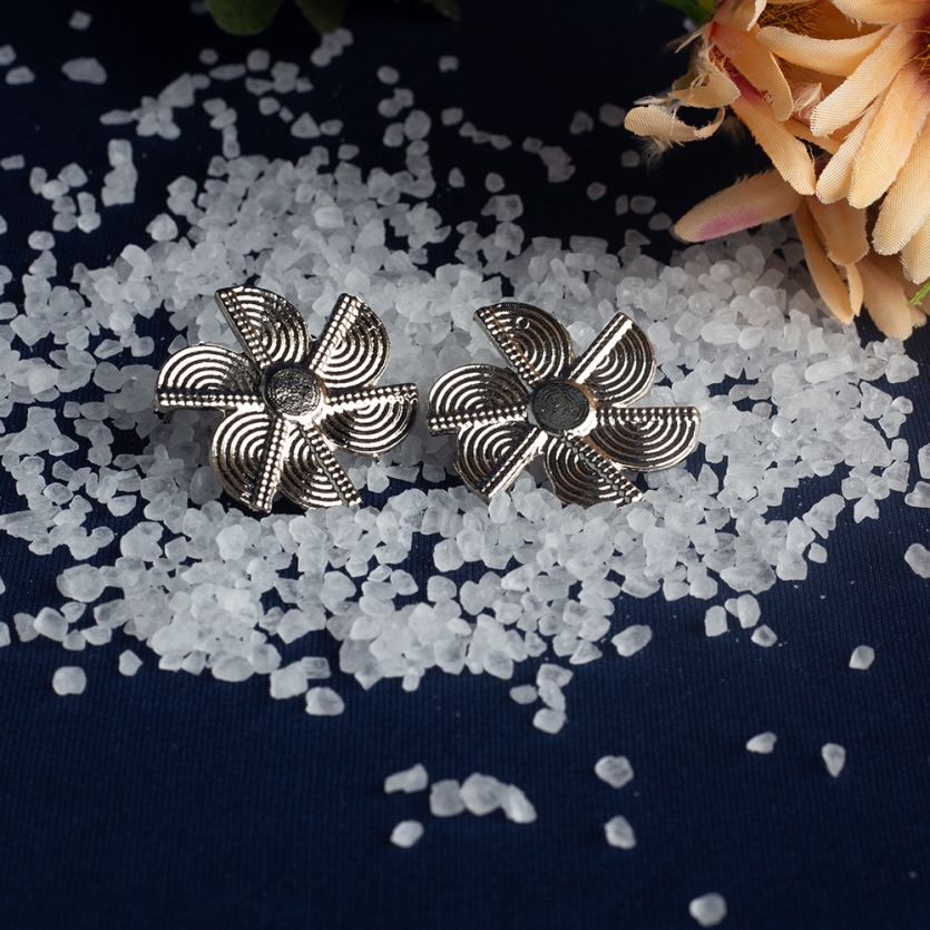 Brinco Catavento Prata Valquiria