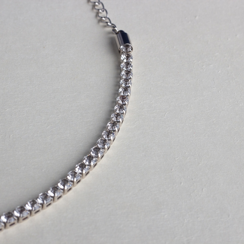 Colar Riveira Médio Prata Noemi