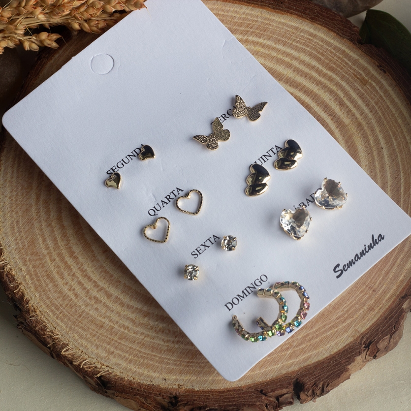 Brinco Semaninha Dourado Paola