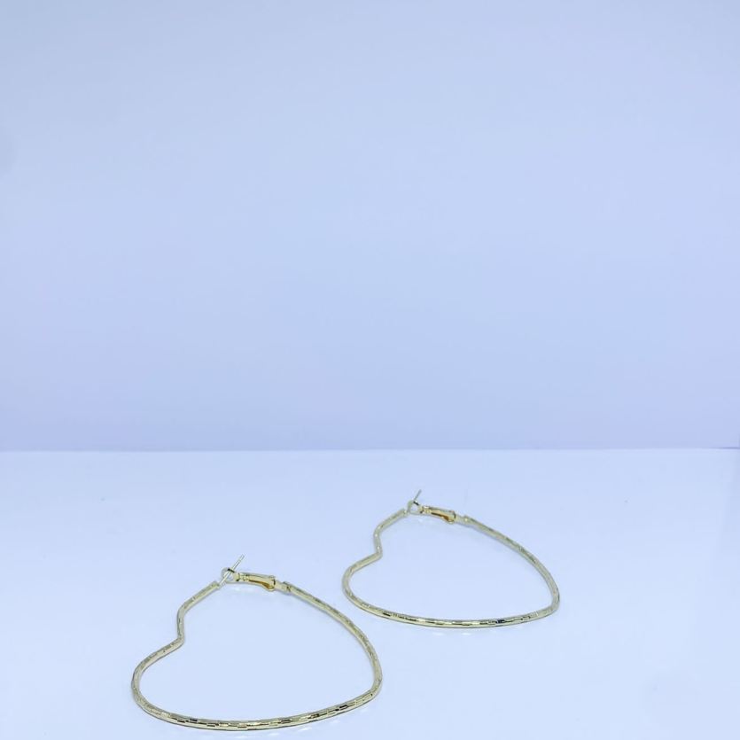 Brinco Argola Fio Trabalhado Dourado Janice