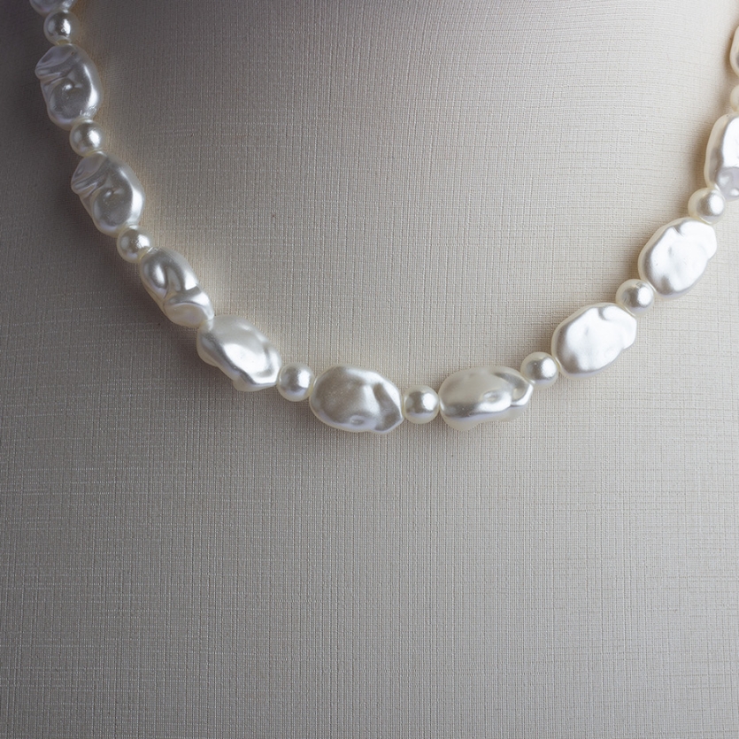 Colar Choker De Pérola Barroca