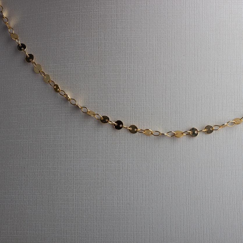 Colar Longo Medalhas Dourado Débora