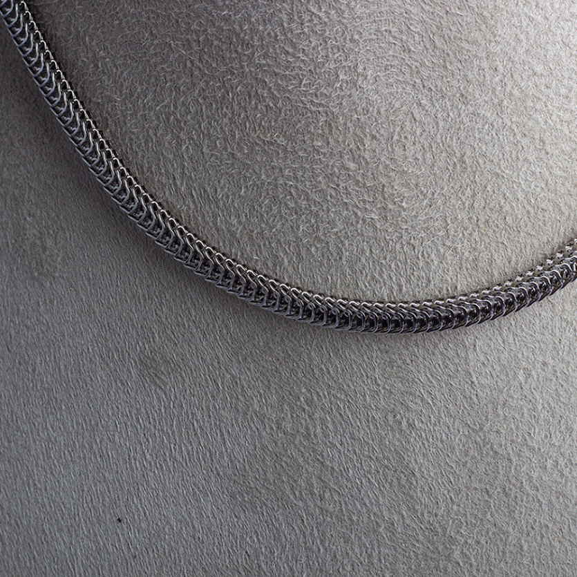 Colar Corrente Trabalhada Prata Carla