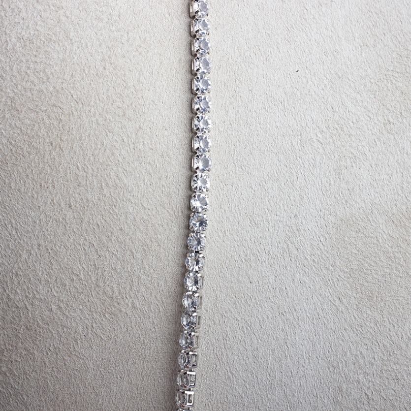 Colar Riveira Longo Prata Gilda