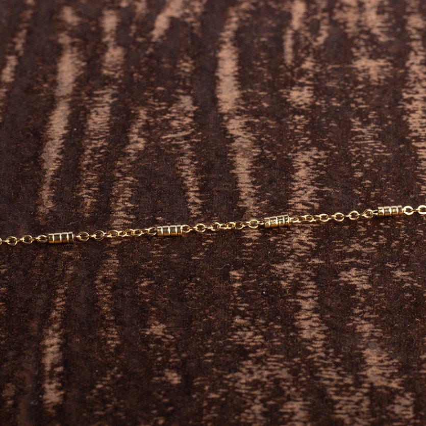 Pulseira Canudinho Dourado Alice