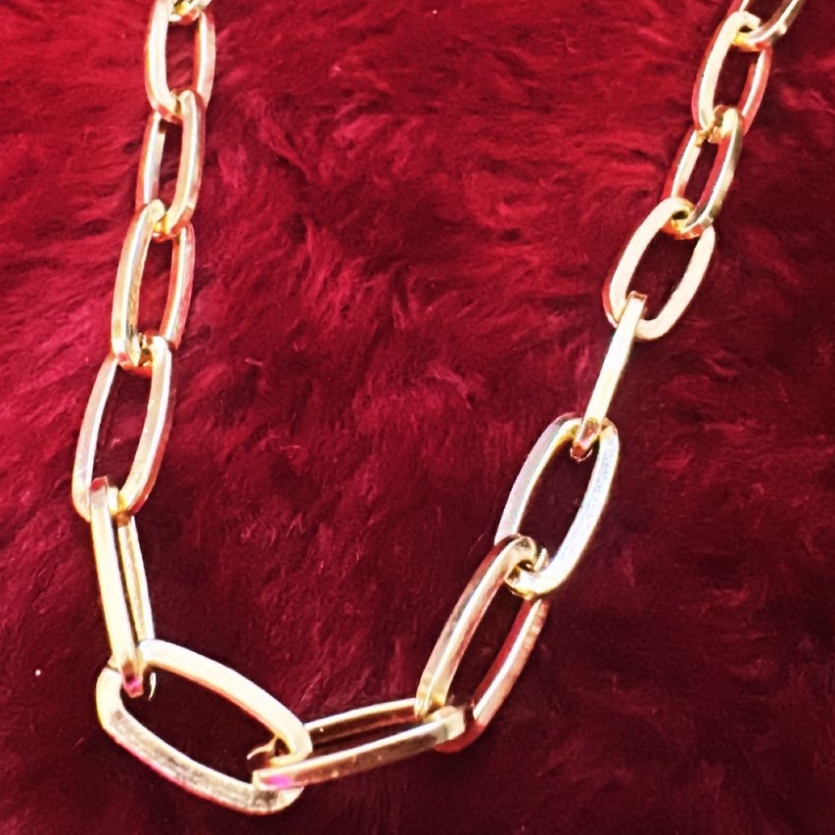 Colar Elo Cartier Dourado